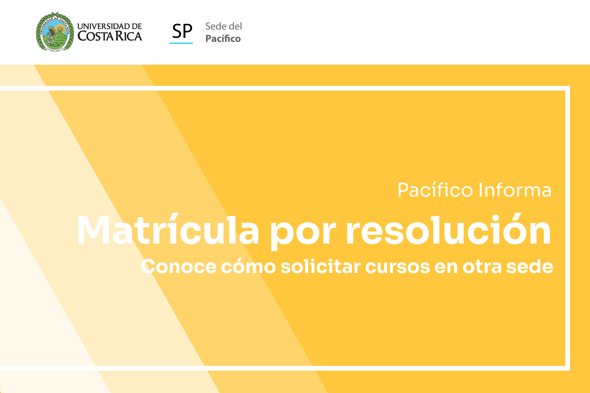 Proceso para matrícula por resolución