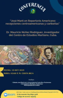imagen representativa conferencia José Martí en Repertorio Americano: recepciones centroamericanas y caribeñas
