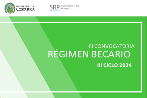 III convocatoria régimen becario III ciclo 2024