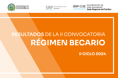 Resultados II Convocatoria Régimen Becario II Ciclo 2024