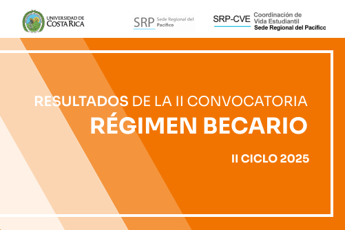 Resultados II convocatoria régimen becario II ciclo 2025