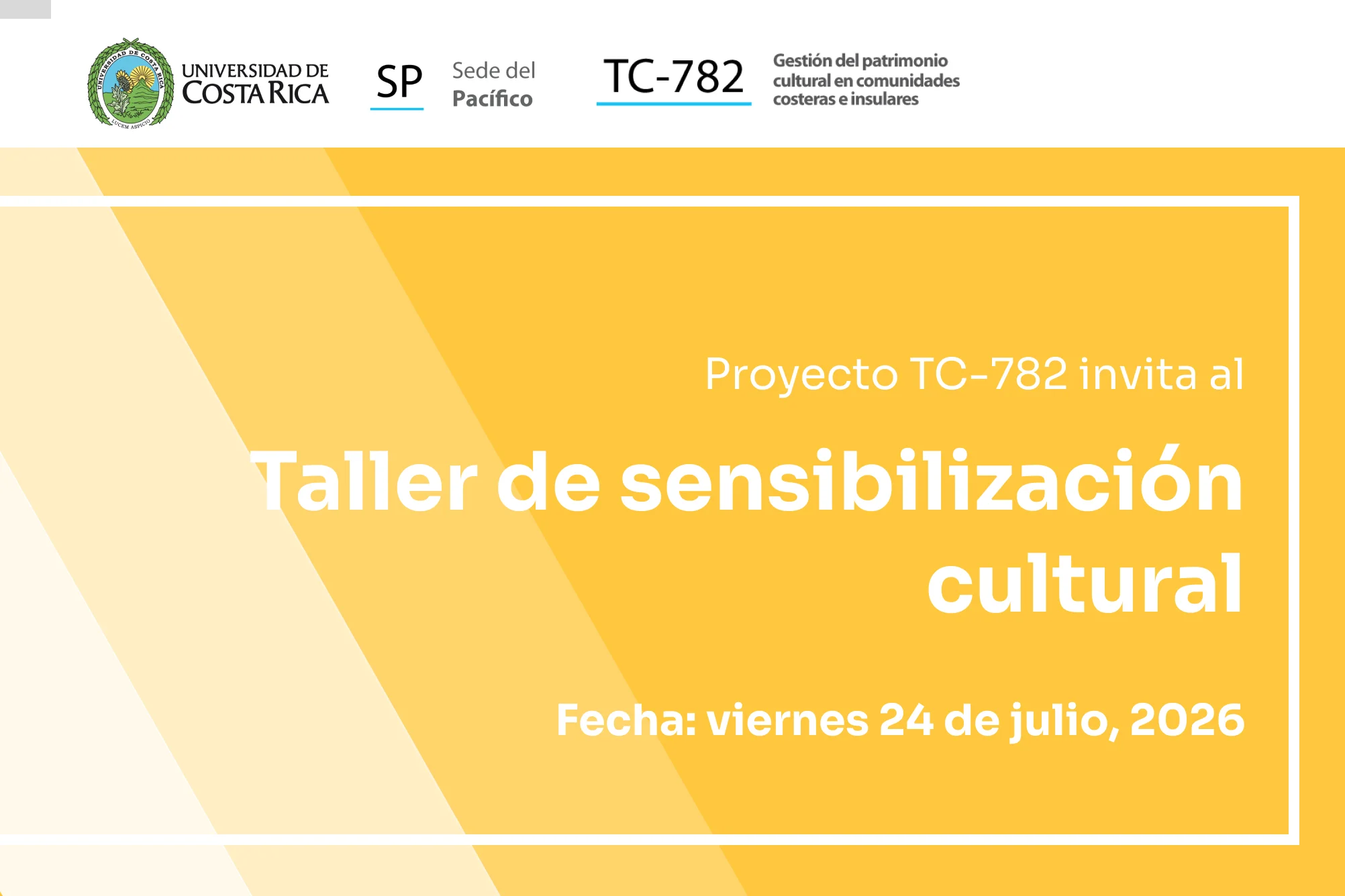 Invitación: Taller de sensibilización cultural – Anexión del Partido de Nicoya